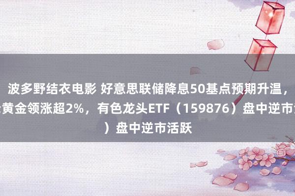 波多野结衣电影 好意思联储降息50基点预期升温，赤峰黄金领涨超2%，有色龙头ETF（159876）盘中逆市活跃