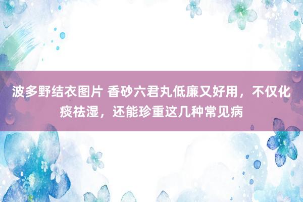 波多野结衣图片 香砂六君丸低廉又好用，不仅化痰祛湿，还能珍重这几种常见病