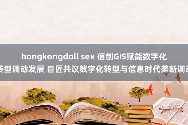 hongkongdoll sex 信创GIS赋能数字化转型调动发展 巨匠共议数字化转型与信息时代垄断调动