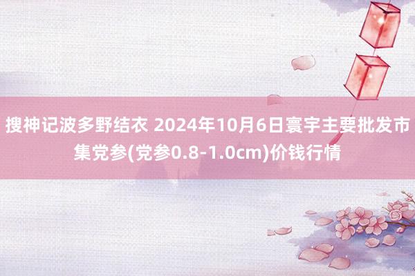 搜神记波多野结衣 2024年10月6日寰宇主要批发市集党参(党参0.8-1.0cm)价钱行情