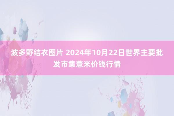 波多野结衣图片 2024年10月22日世界主要批发市集薏米价钱行情