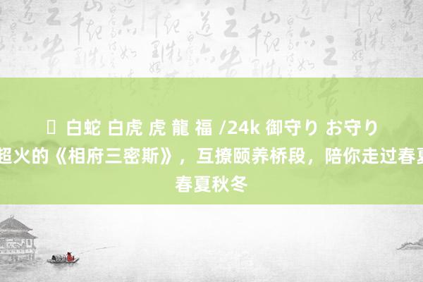 ✨白蛇 白虎 虎 龍 福 /24k 御守り お守り 近期超火的《相府三密斯》，互撩颐养桥段，陪你走过春夏秋冬