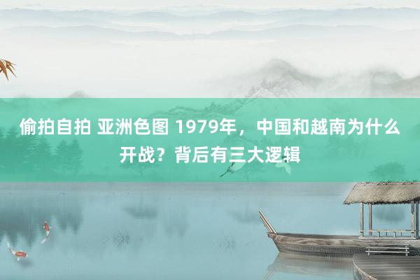 偷拍自拍 亚洲色图 1979年，中国和越南为什么开战？背后有三大逻辑