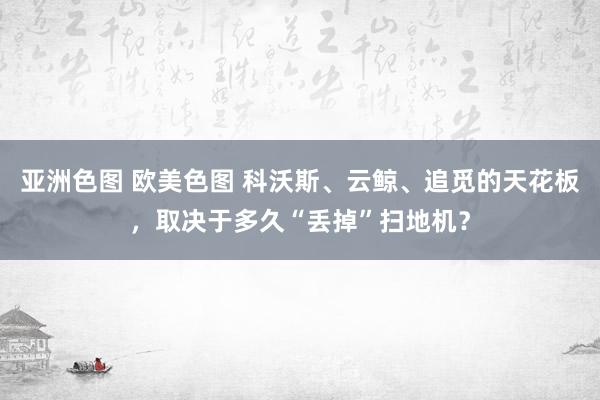 亚洲色图 欧美色图 科沃斯、云鲸、追觅的天花板，取决于多久“丢掉”扫地机？