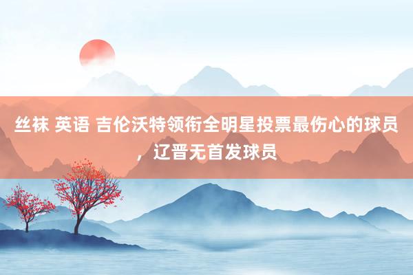 丝袜 英语 吉伦沃特领衔全明星投票最伤心的球员，辽晋无首发球员